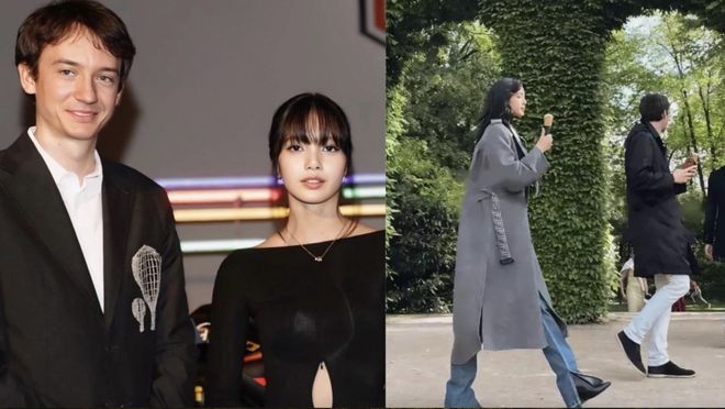 Lisa现身《白莲花》首映LV三公子低调守护再同框邮轮度假被偶遇网友直呼太甜了！(图11)