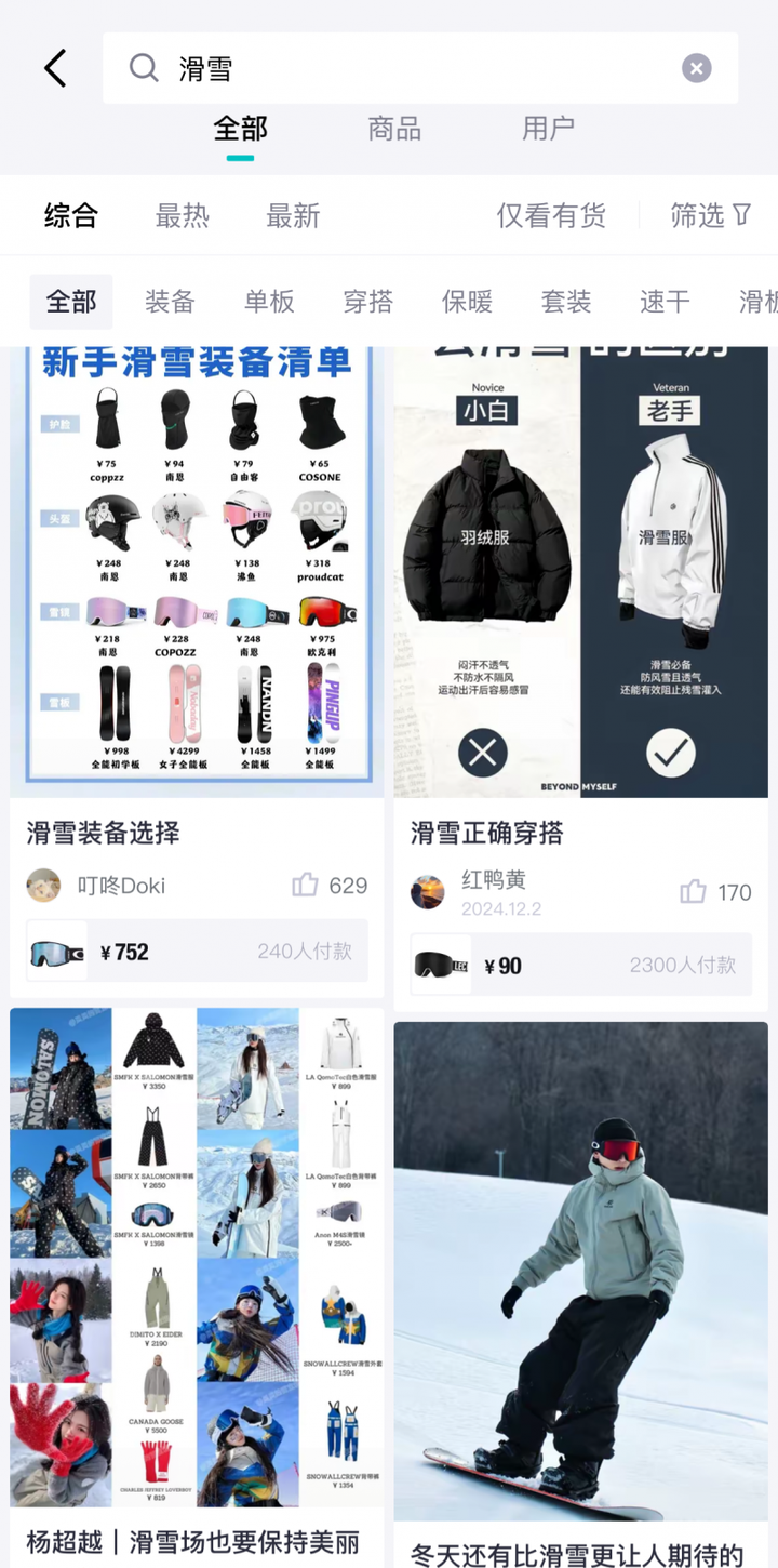 “冰雪消费”迎来热潮得物App内滑雪装备备受青睐(图2)